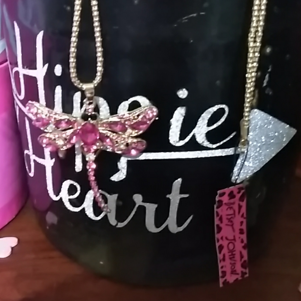🆕Betsey Johnson dragonfly necklace